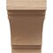 Ekena Millwork 4in. W x 6in. H x 24in. L Pescadero Woodgrain TimberThane Rafter Tail, Primed Tan RFTUR04X06X24PECRCPR - alternate 4